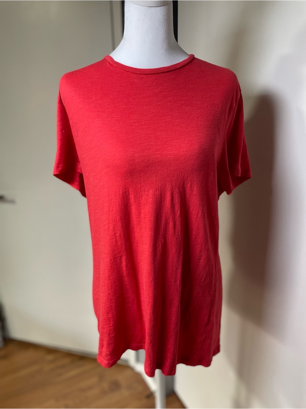 dip Red Crewneck Short Sleeve Tee